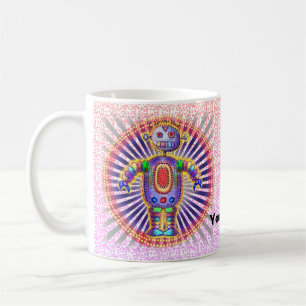 Taza De Café Mugre de robots arco iris