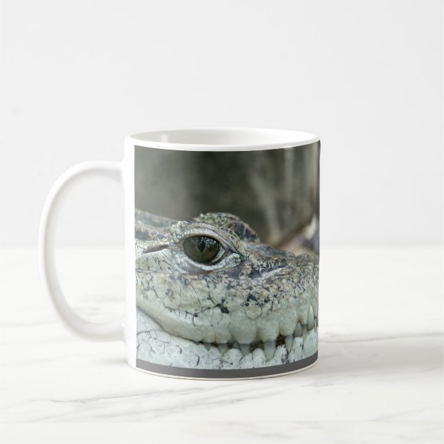 Taza De Café Mugre de sonrisa de cocodrilo (Izquierda)
