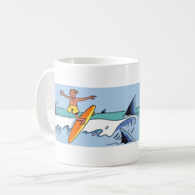 Taza De Café Mugre de Surf Florida (Anverso izquierdo)