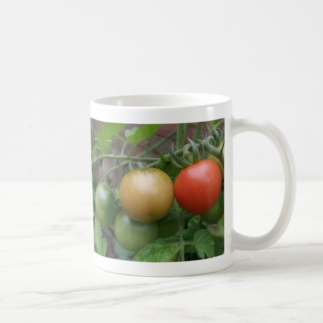 Taza De Café Mugre de tomates ligeros (Derecha)