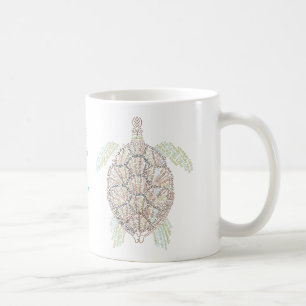 Taza De Café Mugre de tortuga del mar del Mundo Mundial