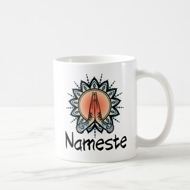 Taza De Café Mugre de yoga/ pilates. Nameste (Derecha)