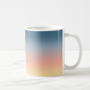Taza De Café Mugre degradado de tonos ocales de sol