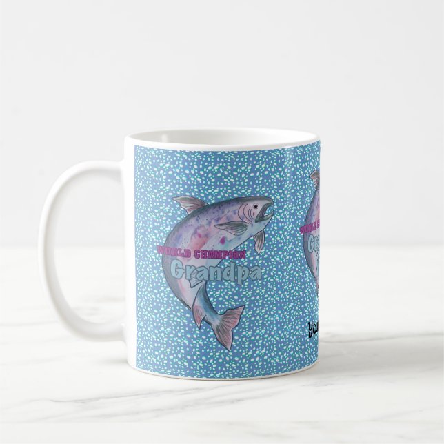 Taza De Café Mugre del abuelo campeón mundial (Izquierda)