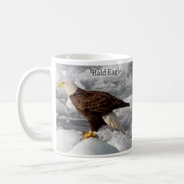 Taza De Café Mugre del águila calva estadounidense (Izquierda)