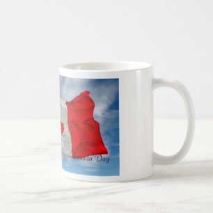 Taza De Café Mugre del Día de Canadá