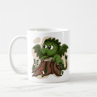 Taza De Café Mugre del dragón de la Tierra