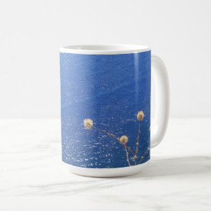 Taza De Café Mugre del Mar Azul griego