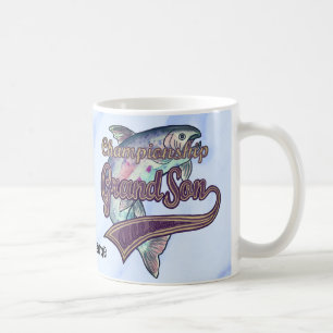 Taza De Café Mugre del nieto campeón de pesca