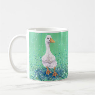 Taza De Café Mugre del pato del puddle