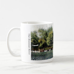 Taza De Café Mugre del río ruso