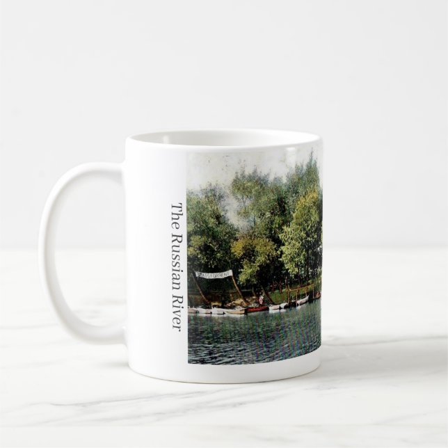 Taza De Café Mugre del río ruso (Izquierda)