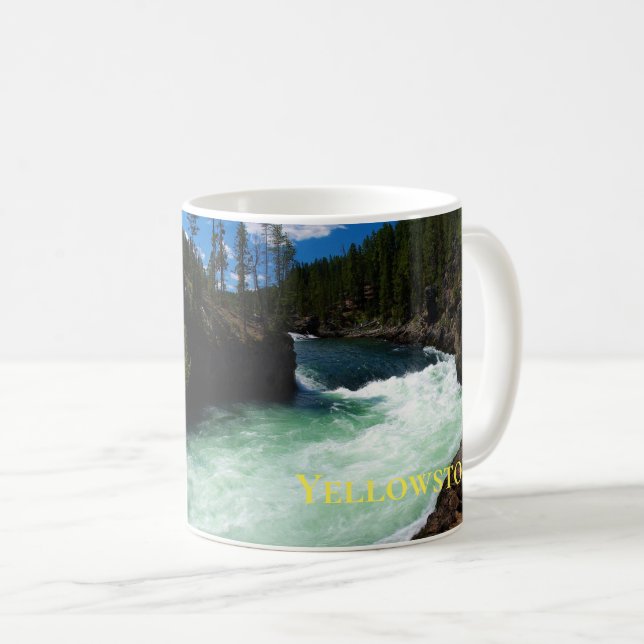 Taza De Café Mugre del río Yellowstone (Anverso derecho)
