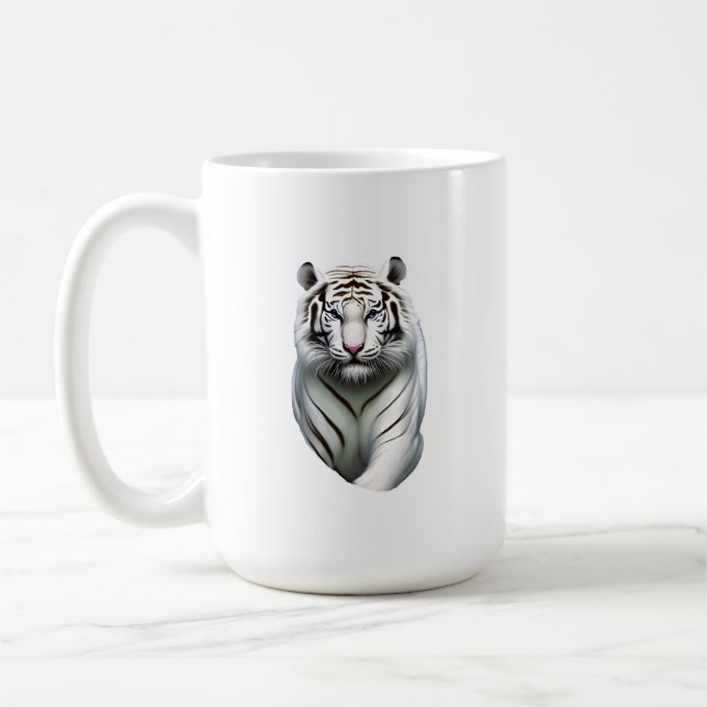 Taza De Café Mugre del tigre blanco (Izquierda)