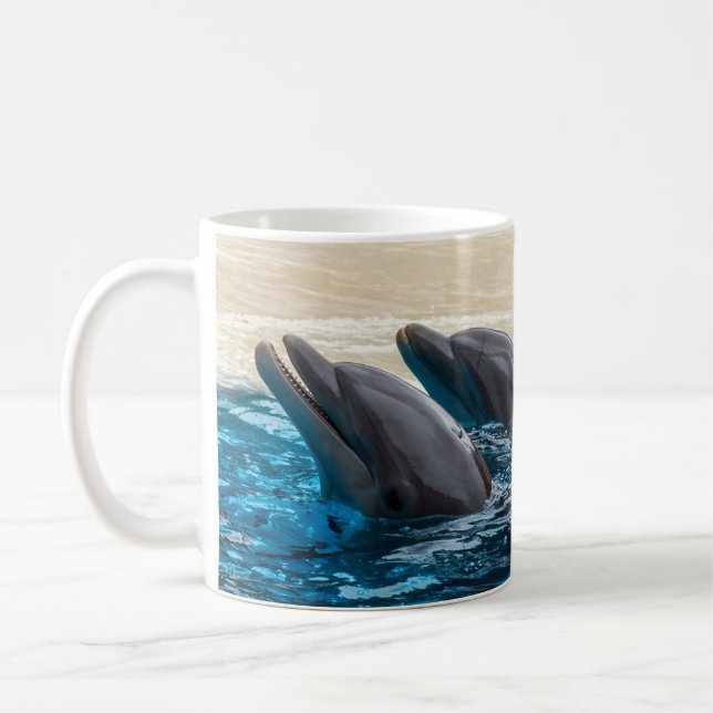 Taza De Café Mugre delfines (Izquierda)