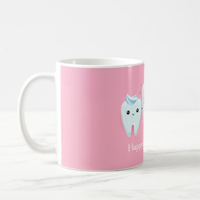 Taza De Café Mugre divertida del día de la dentadura (Izquierda)