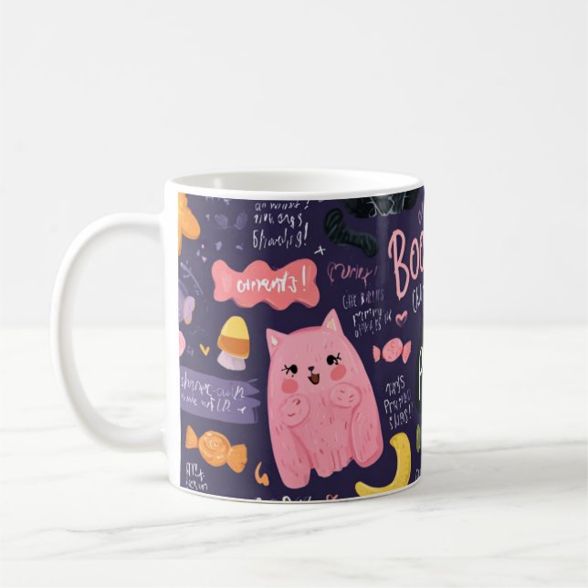 Taza De Café mugre dulce de halloween (Izquierda)