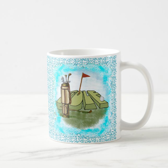 Taza De Café Mugre en el Día del Golf (Derecha)