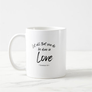 Taza De Café Mugre en versículo de la Biblia - Amor