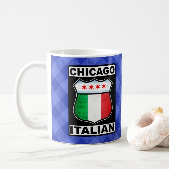 Taza De Café Mugre estadounidense de Chicago (Con donut)