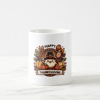 Taza De Café Mugre feliz de dar gracias