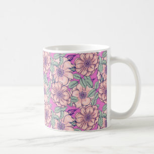 Taza De Café Mugre floral