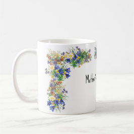 Taza De Café Mugre floral