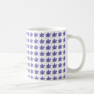 Taza De Café mugre floral clematis