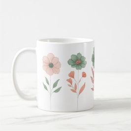 Taza De Café Mugre floral de primavera