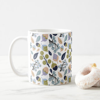 Taza De Café Mugre floral inspirada en la naturaleza