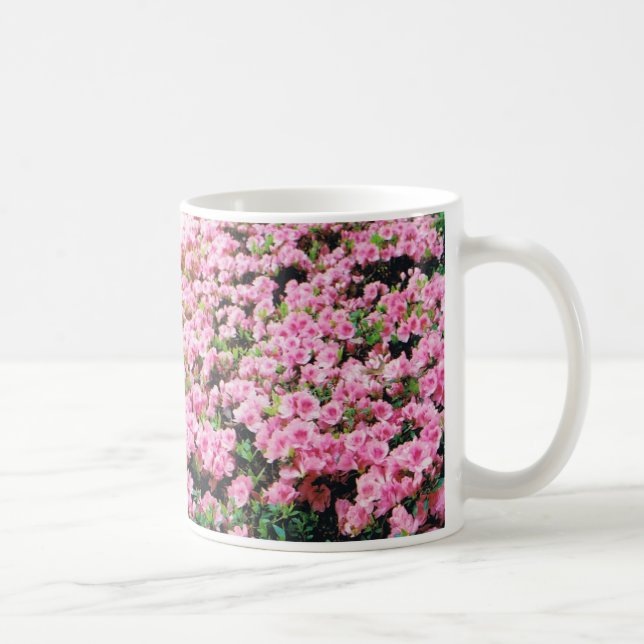 Taza De Café Mugre floral rosa (Derecha)