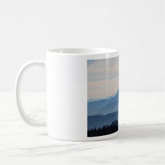 Taza De Café Mugre fotográfico de la cordillera