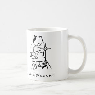Taza De Café Mugre gata jazzy