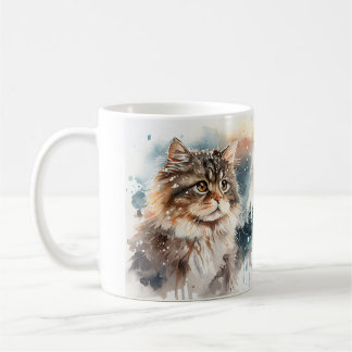 Taza De Café Mugre gato siberiano