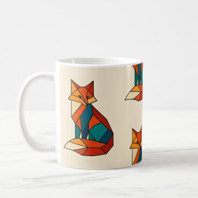 Taza De Café Mugre geométrica (Izquierda)