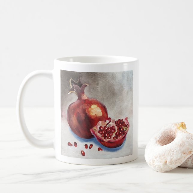 Taza De Café Mugre granada (Con donut)