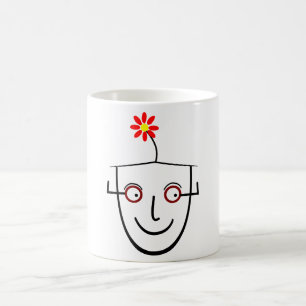 Taza De Café Mugre humana floral