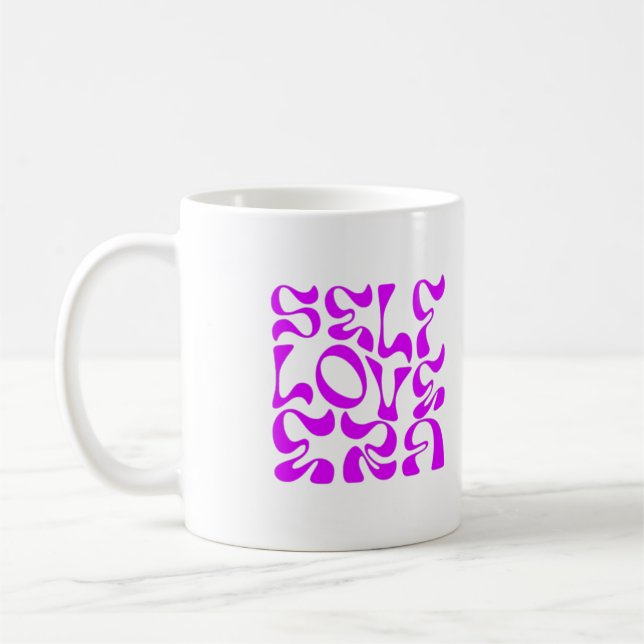 Taza De Café Mugre Inspiradora de la era del amor propio (Izquierda)