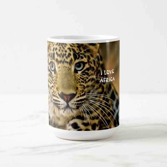 Taza De Café Mugre leopardo africano (Centro)