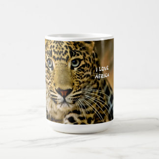 Taza De Café Mugre leopardo africano