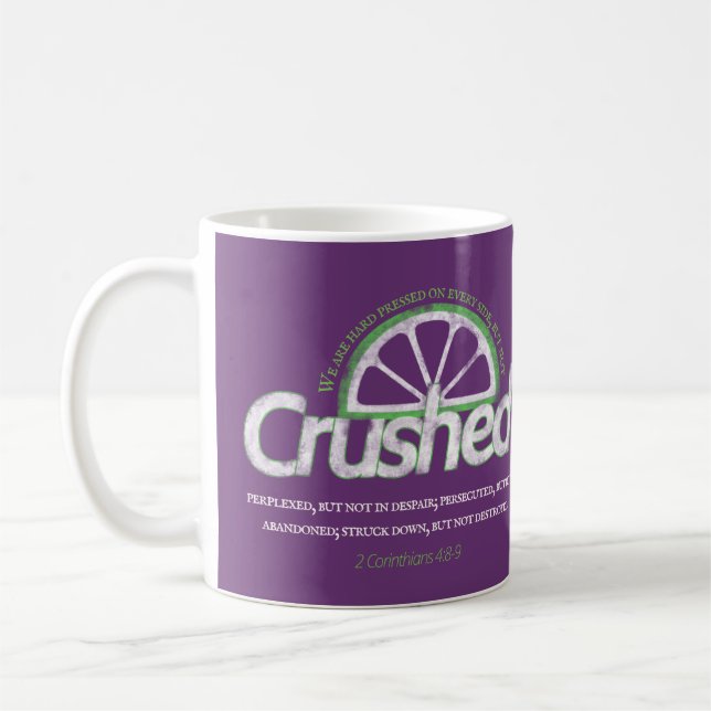 Taza De Café Mugre machacada púrpura (Izquierda)