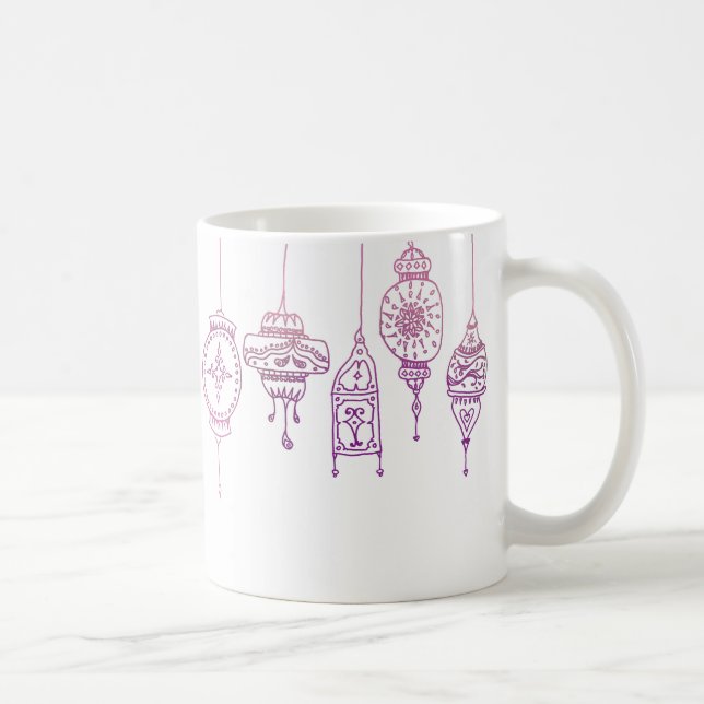 Taza De Café Mugre mágico de farolillos marroquíes (Derecha)