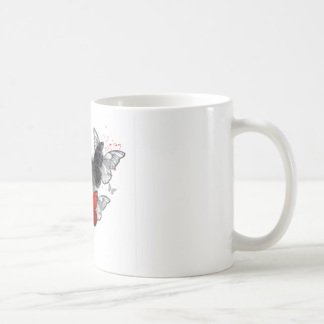 Taza De Café Mugre mariposa (Derecha)