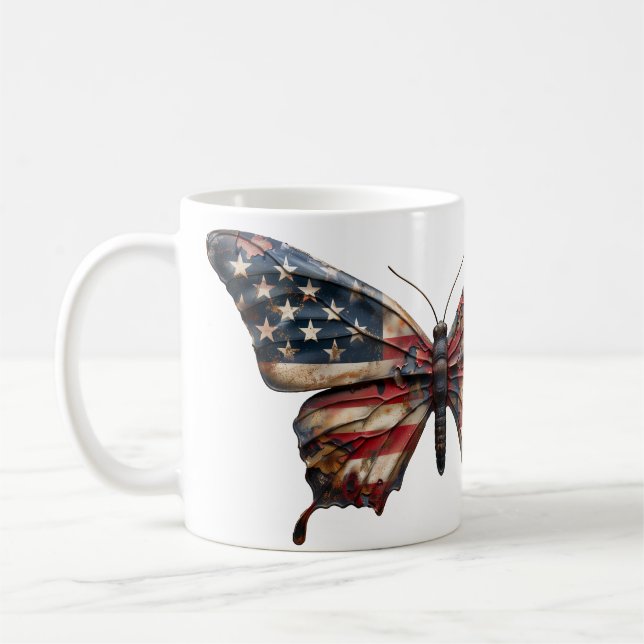 Taza De Café Mugre mariposa norteamericana (Izquierda)