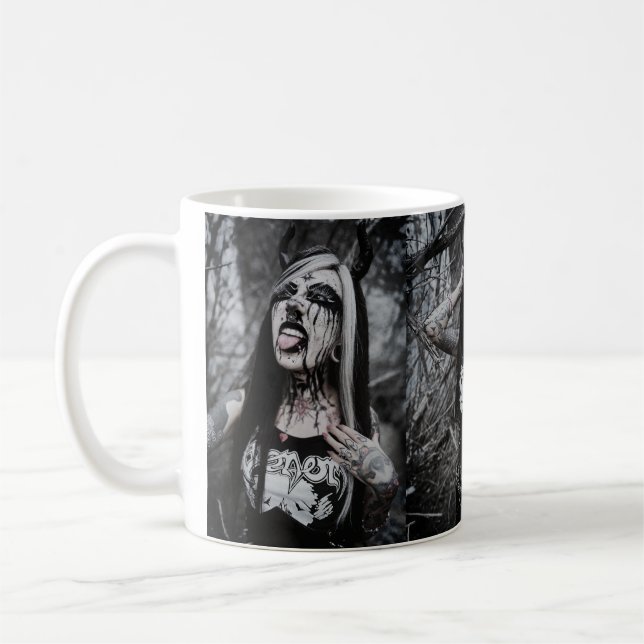 Taza De Café Mugre Metalizado negra (Izquierda)