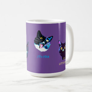 Taza De Café Mugre negra del club del gato