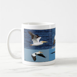 Taza De Café Mugre norteamericana de Pelicans White
