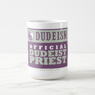 Taza De Café Mugre oficial del sacerdote dudesta