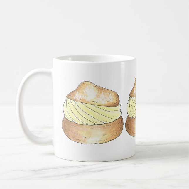 Taza De Café Mugre pastosa de crema de panadería francesa (Izquierda)