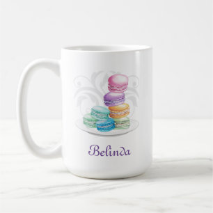 Taza De Café Mugre personalizada de Macarons